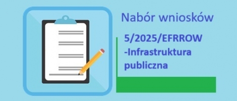 Ogłoszenie o naborze wniosków nr 5/2025/EFRROW (Poprawa dostępu do małej infrastruktury publicznej )