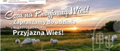 Zaproszenie do udziału w konkursie "Przyjazna Wieś"